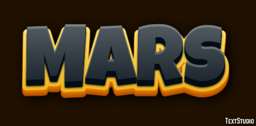 Mars Efeito de texto