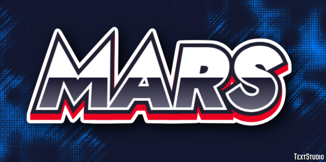Mars Efeito de texto