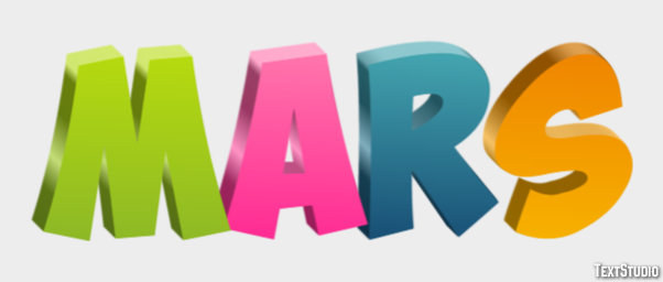 Mars Text Effect