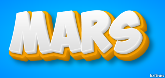 Mars Text Effect
