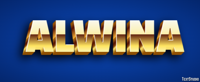 Alwina Text effect