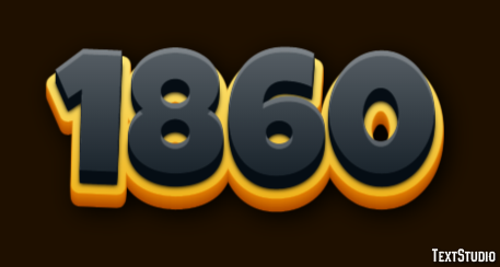 1860 Effetto testo