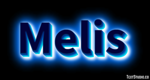 Melis Efecto de Texto