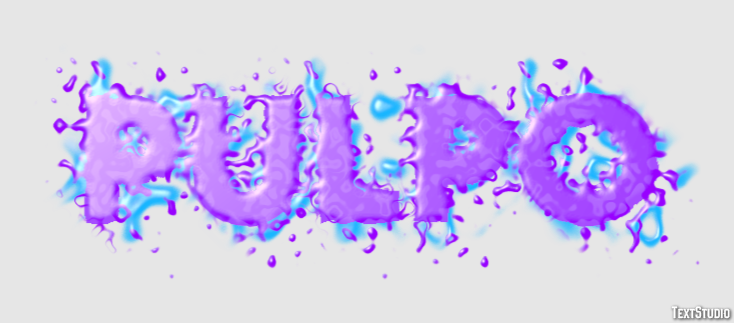 Pulpo Efecto de texto