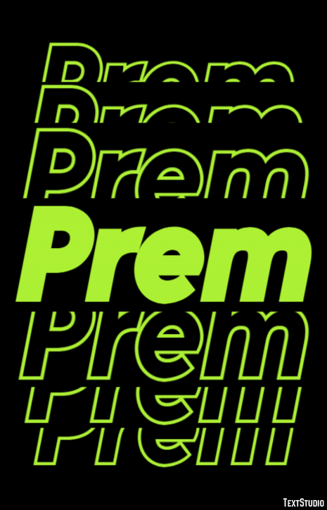Prem Text effect