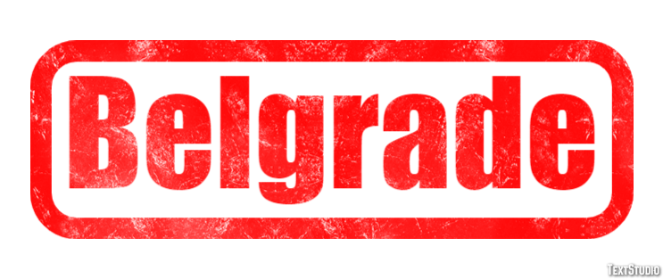 Belgrade Efekt tekstowy