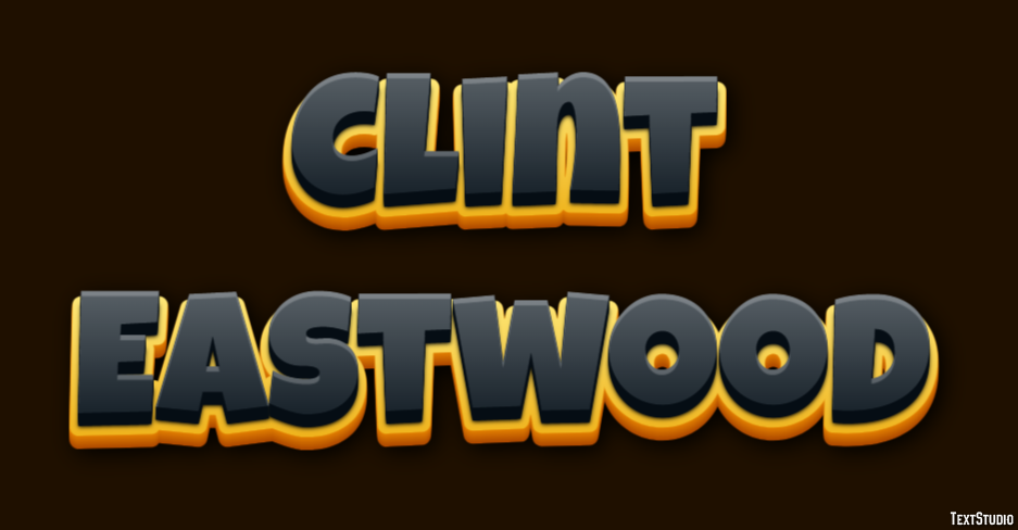 Clint Eastwood Metin efekti