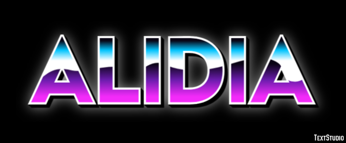 Alidia Efeito de texto
