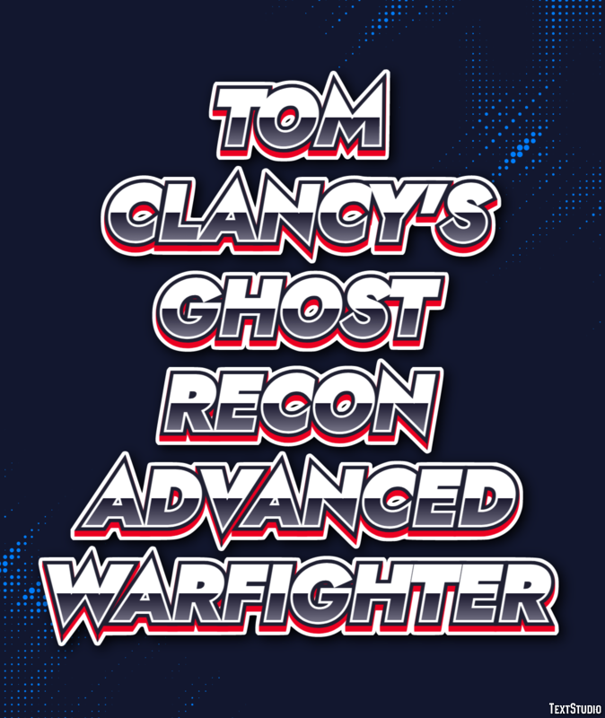 Tom Clancy's Ghost Recon Advanced Warfighter Эффект текста
