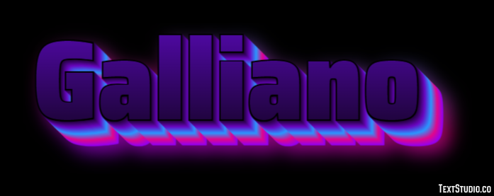 Galliano Effetto testo
