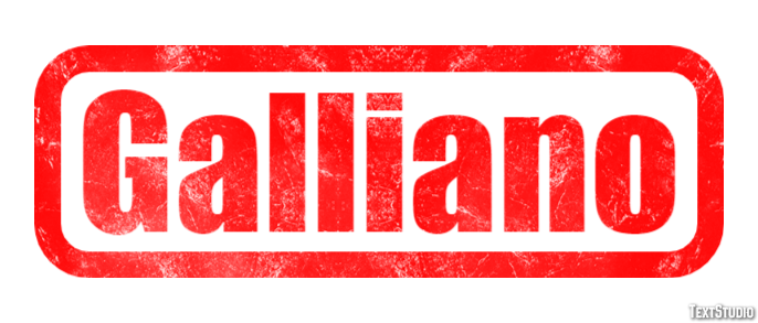 Galliano Effetto testo