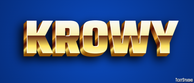 Krowy Text Effect