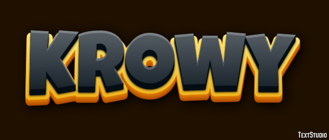 Krowy Text Effect