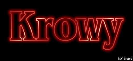 Krowy Texteffekt