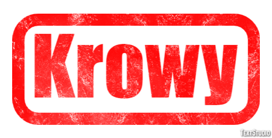 Krowy Efecto de texto