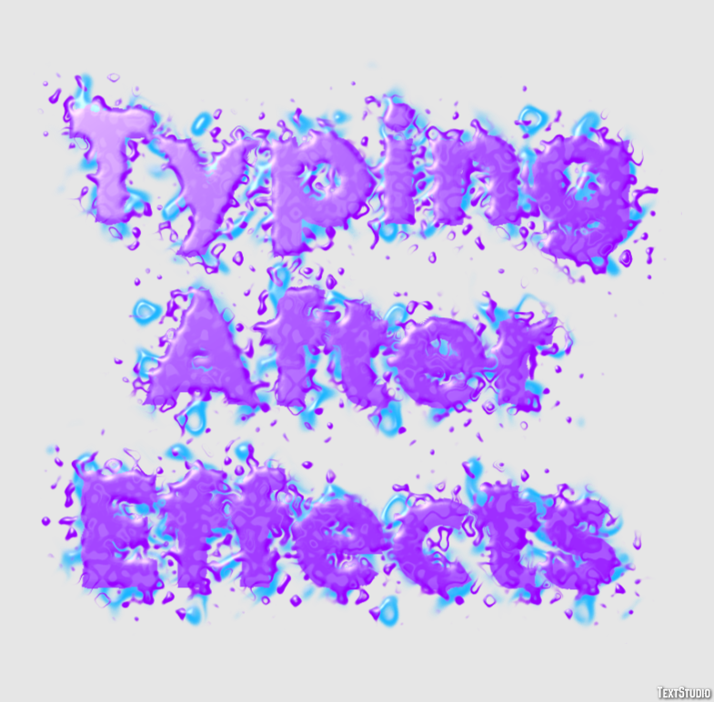 Typing After Effects Text Effect