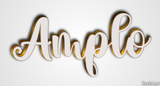 Amplo Efecto de Texto