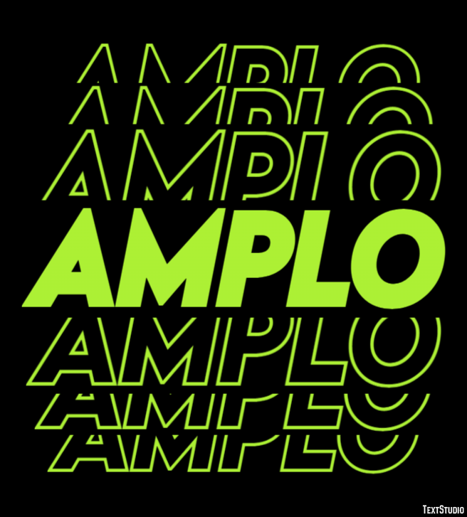 Amplo Efecto de Texto