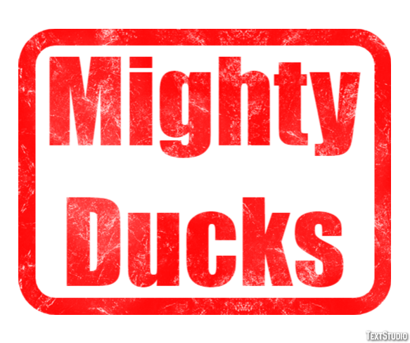 Mighty Ducks Text effect