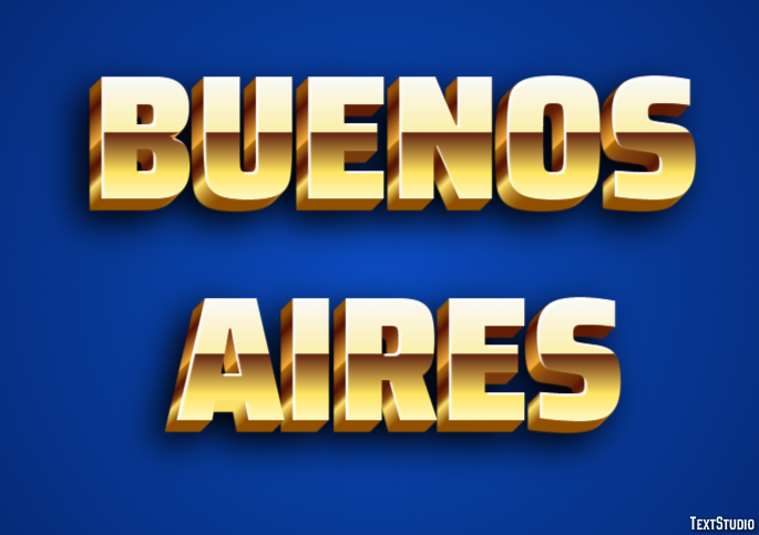 Buenos Aires Effetto testo
