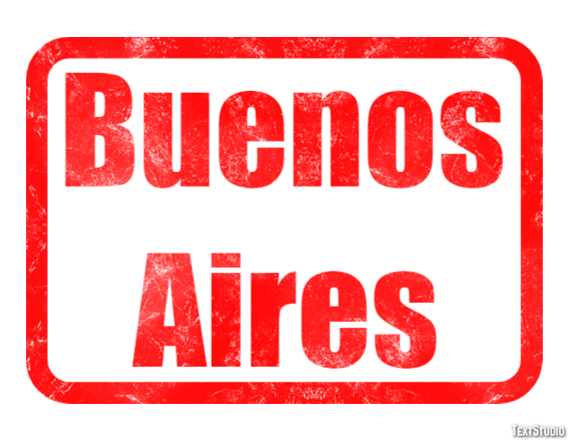 Buenos Aires Effetto testo