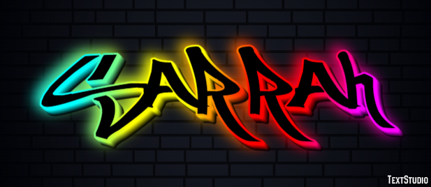 Sarrah Texteffekt