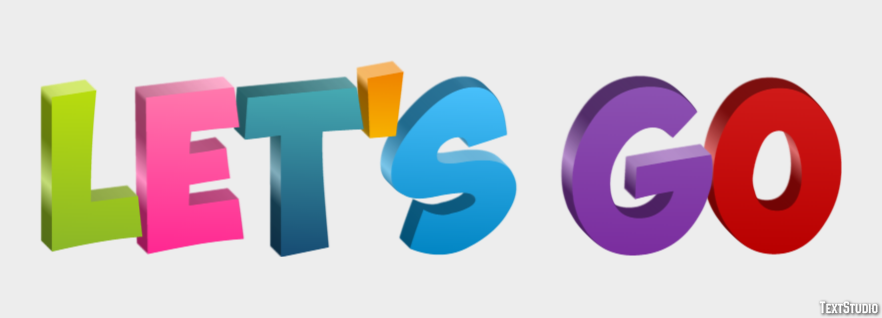 Let's go Text Effect