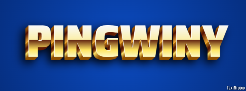 Pingwiny Efekt tekstowy