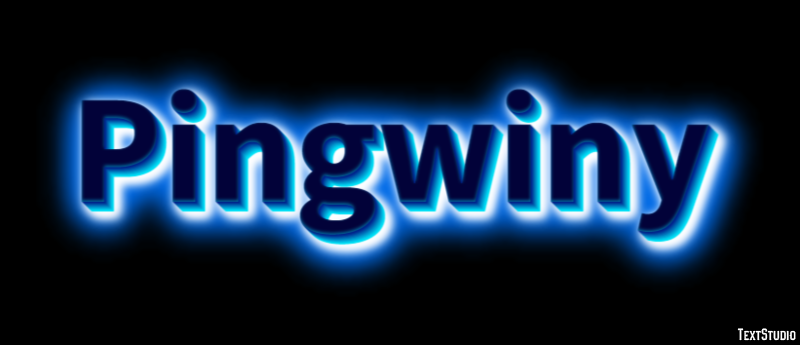 Pingwiny Text Effect