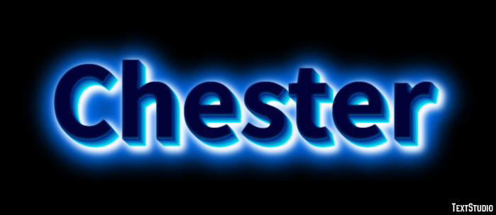 Chester Эффект текста