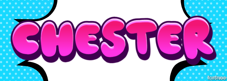 Chester Эффект текста