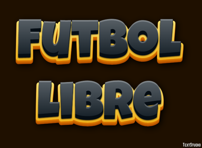 Futbol Libre Efeito de texto