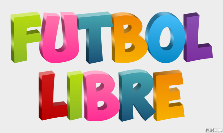 Futbol Libre Efecto de Texto