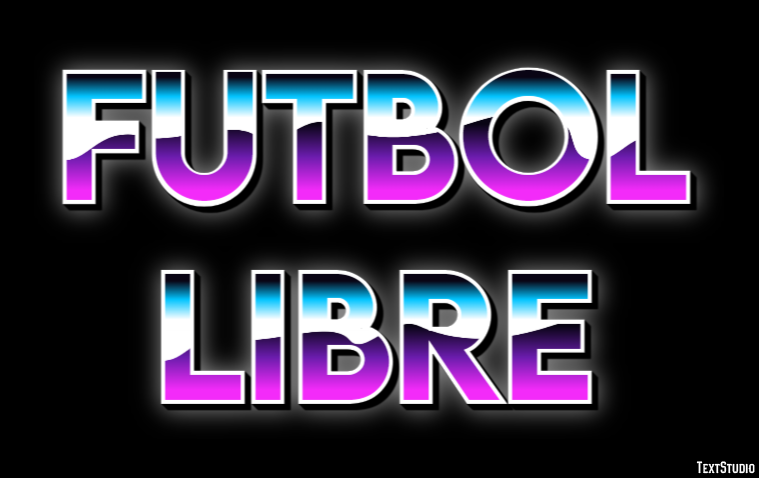 Futbol Libre Efeito de texto