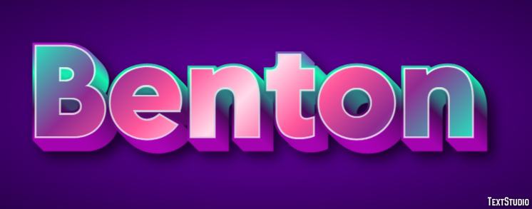 Benton Efeito de texto