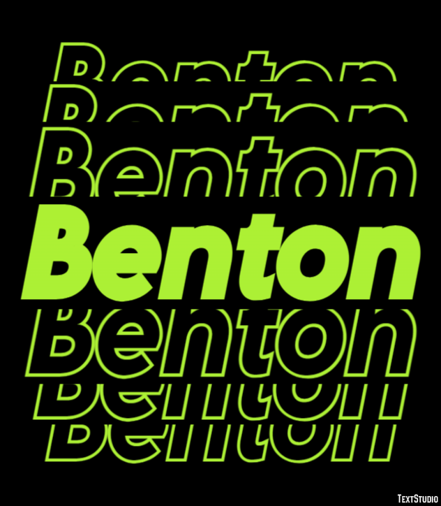 Benton Effet de Texte