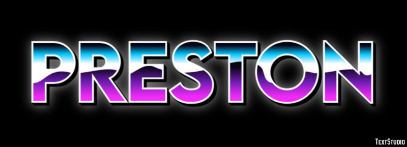 Preston Texteffekt