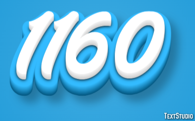 1160 Effetto testo