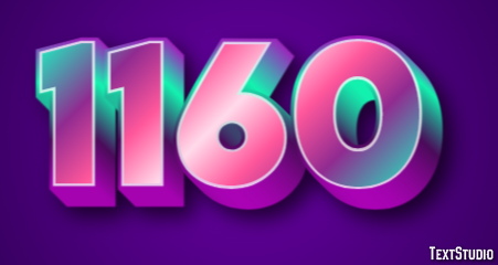 1160 Effetto testo