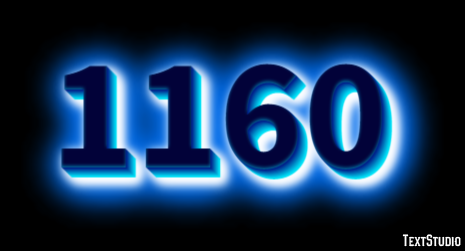 1160 Text Effect