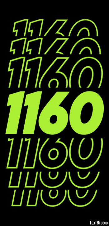 1160 Text Effect