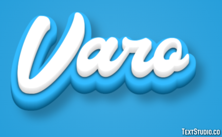 Varo Effetto testo