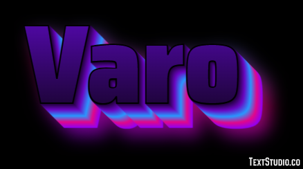 Varo Effetto testo