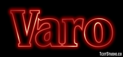 Varo Effetto testo