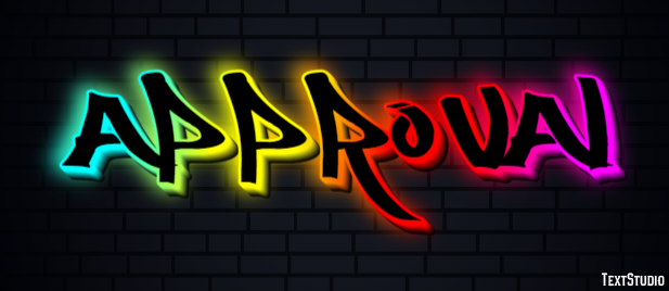 Approval Text Effect