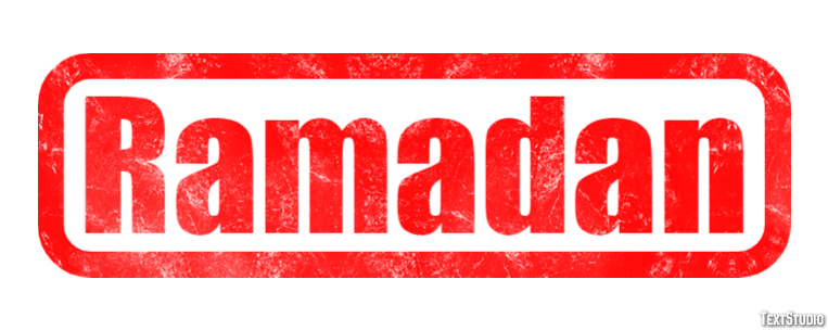 Ramadan Tekst Effect