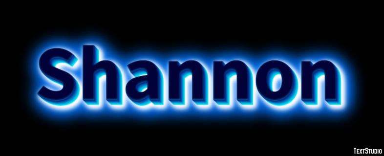 Shannon Text Effect