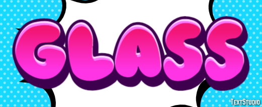 Glass Text Effect