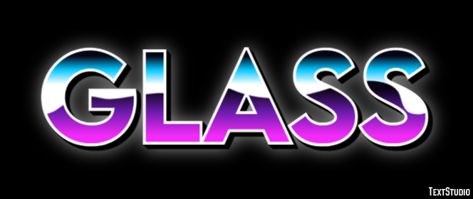 Glass Text Effect