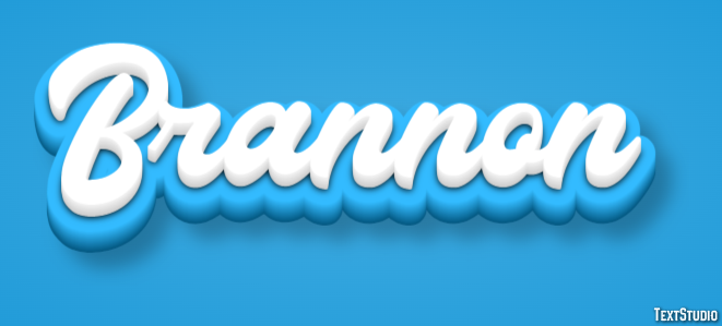 Brannon Text effect